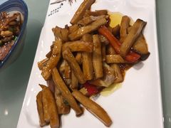 杏鲍菇炒鹅肝-頂好酒家·经典粤菜(海信广场店)