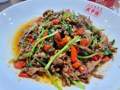 香菜炒牛肉丝-天下客饭店(中山路店)