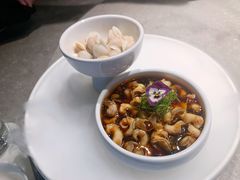 辣酒汁花螺配夏威夷果-木守西溪溪隐餐厅