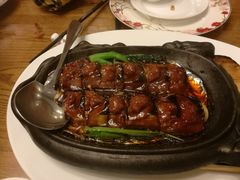 铁板麒麟茄子-青岛海景花园大酒店·白果树餐厅青岛菜