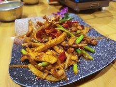 麻辣鱿鱼-冰川延边料理·炭烤串(原小木屋店)