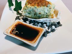 蛋香小葱煎生蚝-梧桐北京烤鸭·铜锅涮肉(海岸城店)