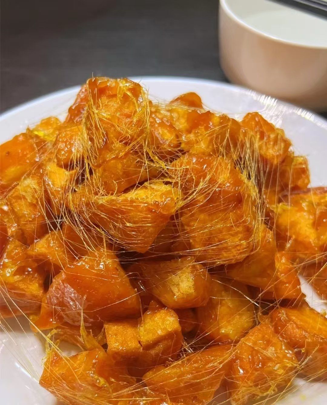 美味的拔丝红薯