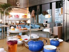 自助取餐区-深圳中洲万豪酒店·大堂酒廊·高空海景