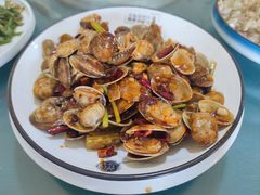 辣炒花蛤-虹海圣肉饼店家常菜馆