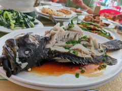清蒸石斑鱼-源海渔村·现捞海鲜(大角湾店)