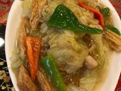 白菜烧腐竹-勺园饭店(骨科医院店)