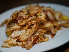 煎笋脯干贝炒虾仁-旧款宁波饭店(华敏世纪广场店)