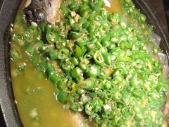 翡翠青椒味烤鱼-吞鱼兽麻辣烤鱼(万达店)