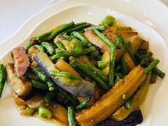 茄子炖豆角-静之湖湖畔餐厅