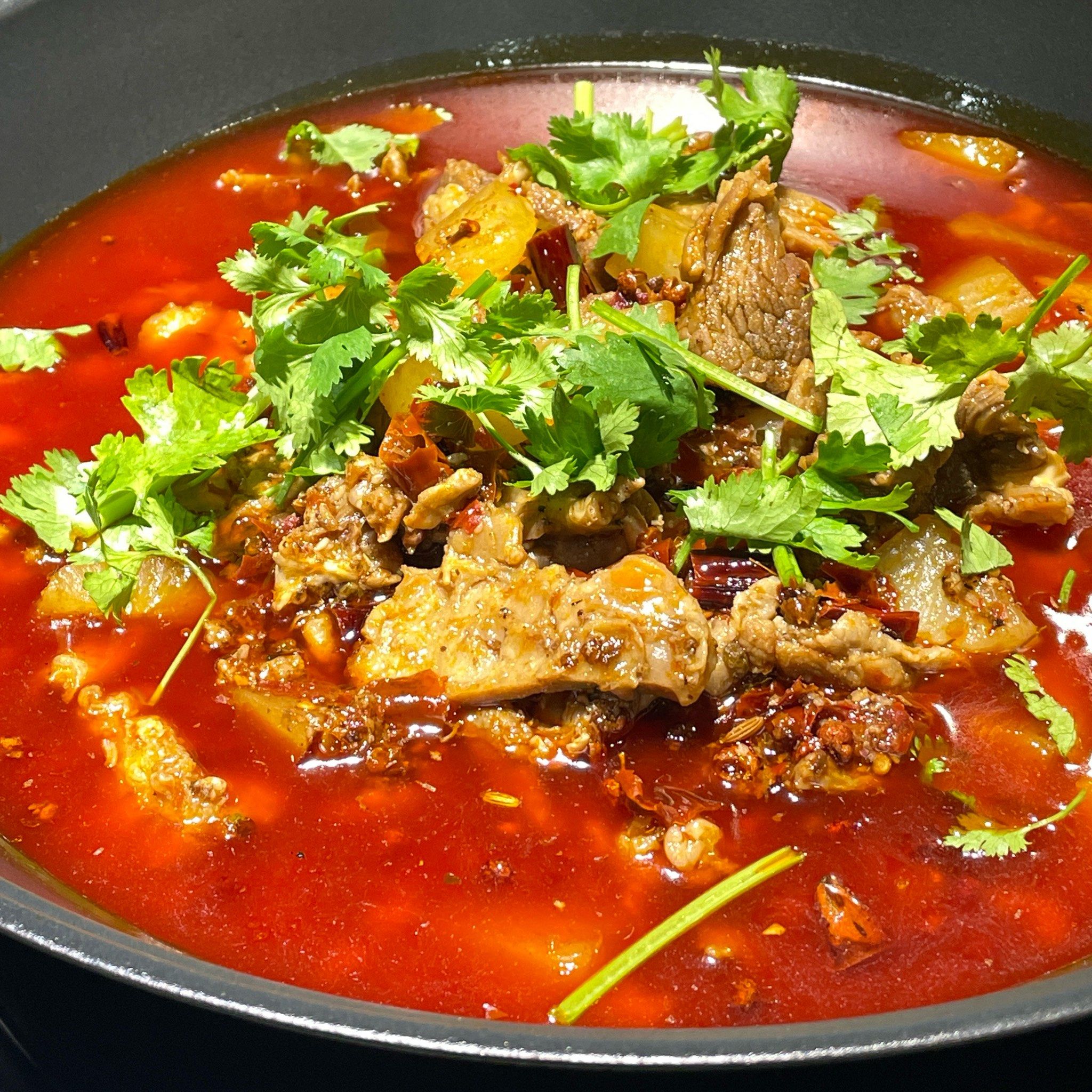 牛肉锅大饱口福