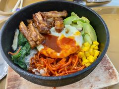 照烧鸡石锅拌饭-复旦大学江湾校区食堂