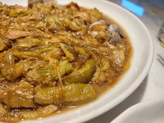 茄子炖蚬子-日丰园海肠水饺·老字号大连海鲜(和平广场店)