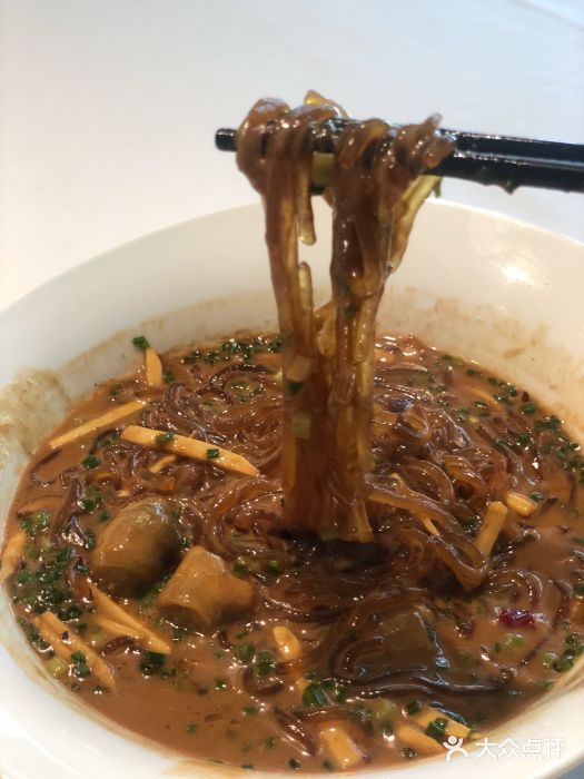 新荣记(灵湖店)-沙蒜烧豆面-菜-沙蒜烧豆面图片-临海市美食-大众点评