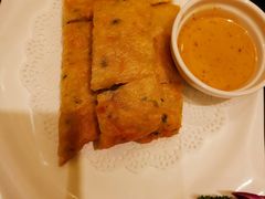 脆皮虾肉小棠菜-新南华大酒店(长寿店)