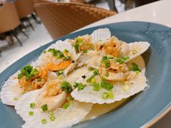 金银蒜粉丝蒸扇贝-常来小聚·广州非遗传承餐厅(高德置地店)