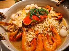 蟹膏拌面-十面欢腾·海鲜面·台式Bistro(长乐路店)