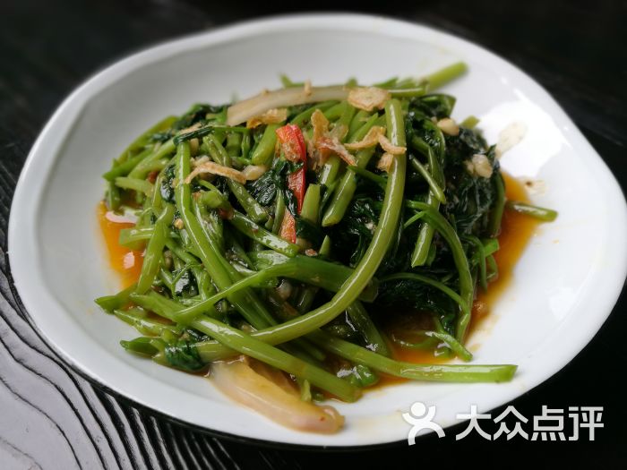 尚莲泰国料理(太古里店)马拉盏炒通菜图片 - 第1845张