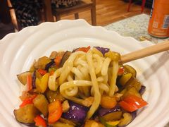 茄子肉丁鸡蛋拌面-文三里屯面馆(三里屯店)