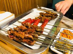 秦川黄牛招牌烤肉筋-叁宝烧烤 西安烧烤 领跑品牌(学府路店)