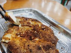 烤大饼-夏都地标马一刀烤肉美食城