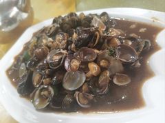 豉椒炒黄沙蚬-菠菜美食