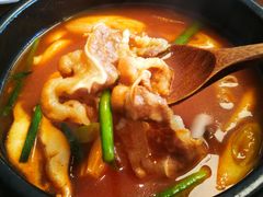 嫩豆腐辣汤-炎蔵牛舌烤肉