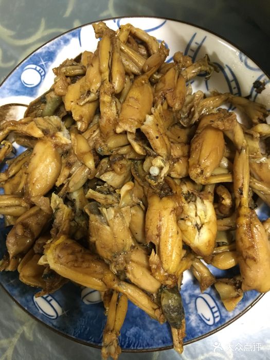 上室至特色菜卤青蛙图片