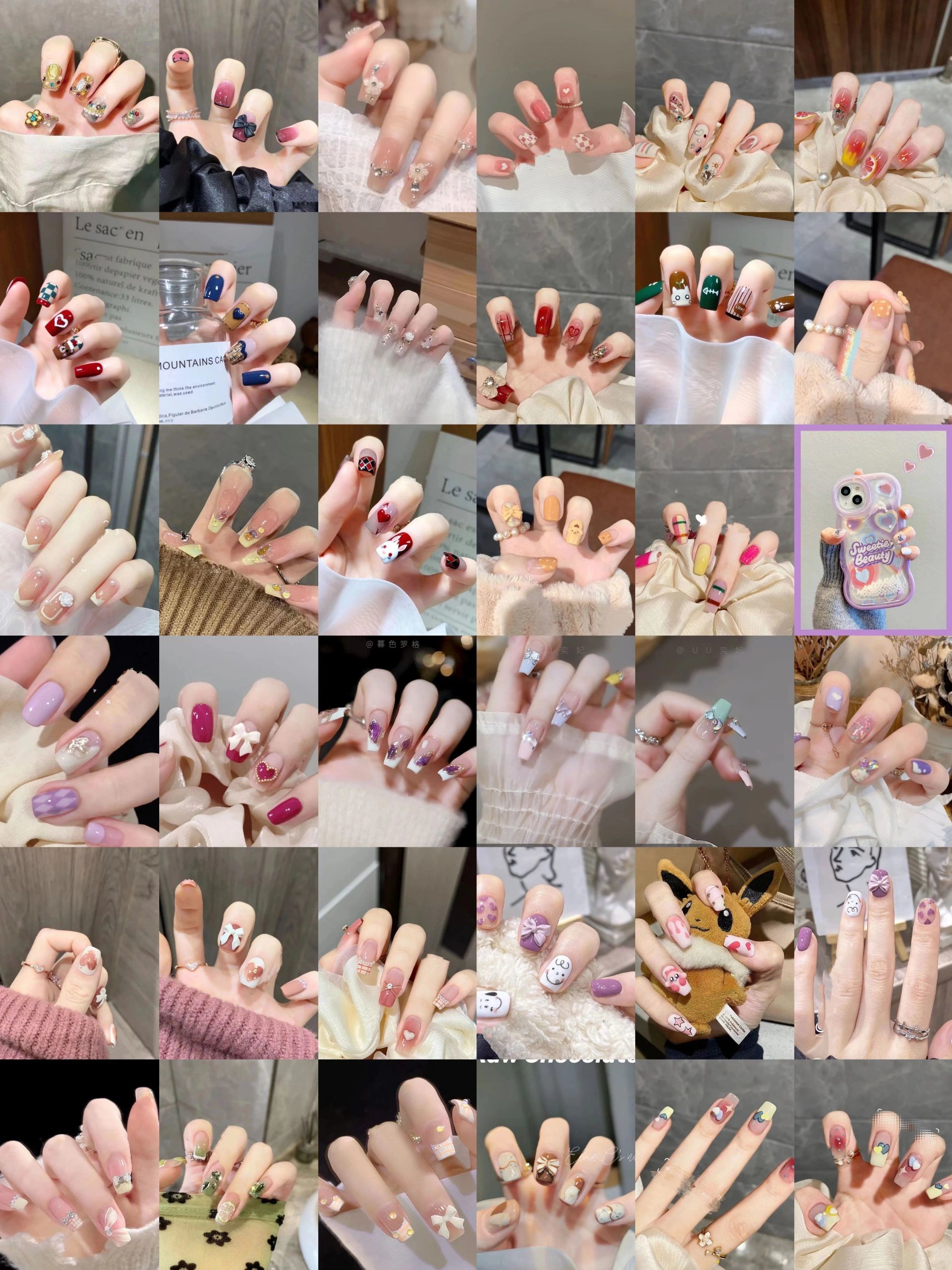 纤纤玉指,美甲诠释,指尖上的诱惑