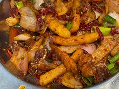 干锅排骨虾-佬缸炮江湖川菜(玉林店)