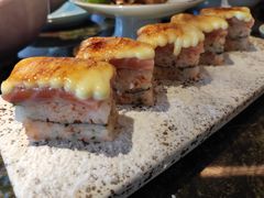 焦糖三文鱼寿司-炙柒Sekinana·精致料理 烧鸟·铁板烧(海上世界店)