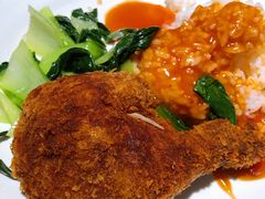 鸡腿饭-北大家园食堂