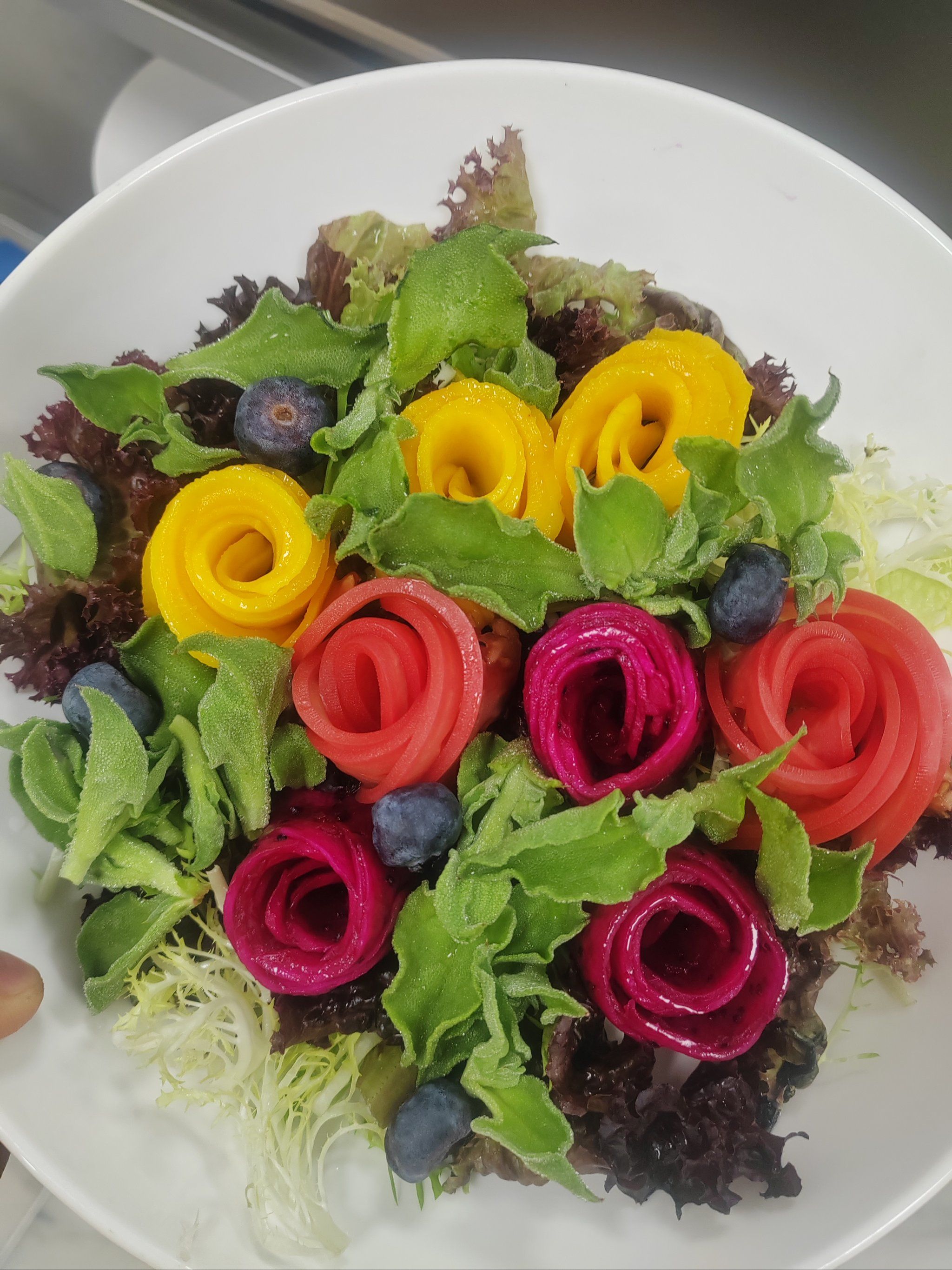 彩虹蔬菜拼～健康美味