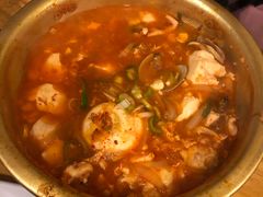 海鲜豆腐锅-金北顺大锅家(신사본점)