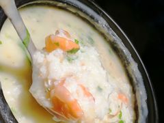 鲜虾干贝砂锅粥-肉神潮汕卤鹅