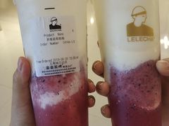 草莓蓝莓酪酪-LELECHA乐乐茶(上海五角场万达广场店)