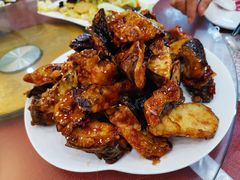 焦糖茄子牛肉粒-桃子餐厅·天津菜(红星路直营店)