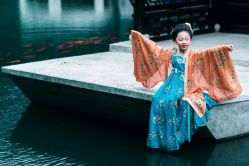 -后宫·古装汉服京剧儿童亲子全家福摄影