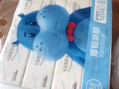 盒马&nbsp;纸面巾&nbsp;厚韧三层120抽*8包-盒马鲜生(莱蒙都会店)
