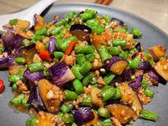 豆角肉沫烧茄子-上屿水产(鼓浪屿一店)