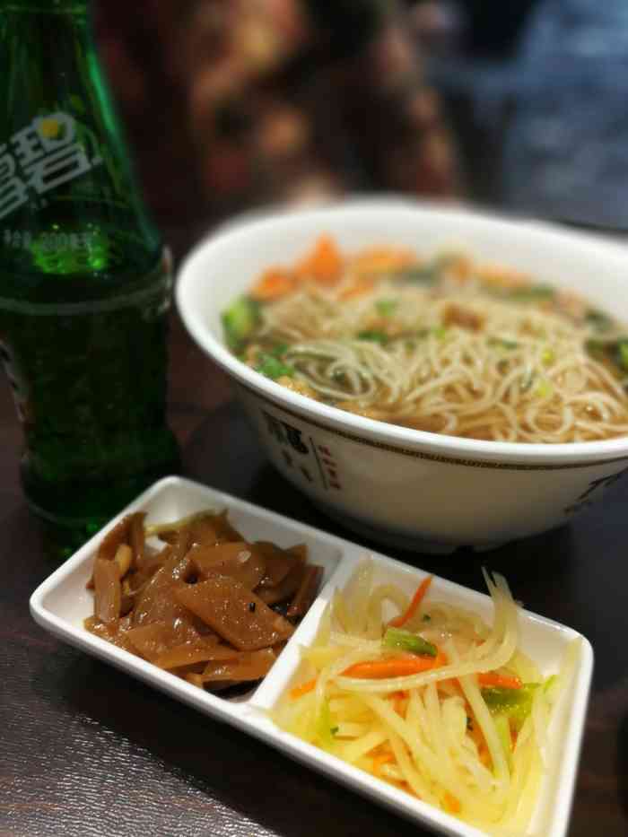 权氏福山大面-"面真的很好吃,以前不知道中百后面有这么一.