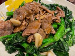 芥兰炒牛肉-紫金食坊(江南西路店)