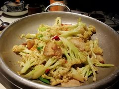 干锅有机花菜-卯时·龙光雅宴·精致锡帮菜(惠山古镇店)