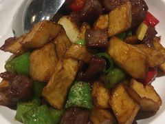 杏鲍菇牛肉粒-顺峰海鲜酒楼(省府店)