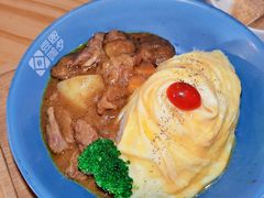 咖喱牛肉蛋包饭-豆恩咖餐(厦大翔安店)