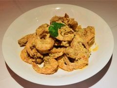 咸蛋黄大虾-吴越荣记苏州菜·松鼠桂鱼(月光码头店)