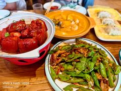 -东来菜馆•手抓海鲜家常菜•海鲜锅贴(鸽子窝店)