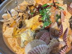 蒸汽海鲜锅-1937青岛老味道·海肠捞饭·青岛菜(大鲍岛栈桥店)