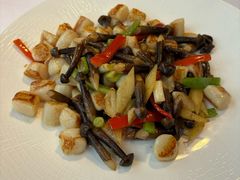 鸡纵菇炒鲜贝-天福苑(崇宁路店)