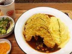 炸玉米片南瓜咖喱蛋包饭-池奈·咖喱蛋包饭(熙地港店)